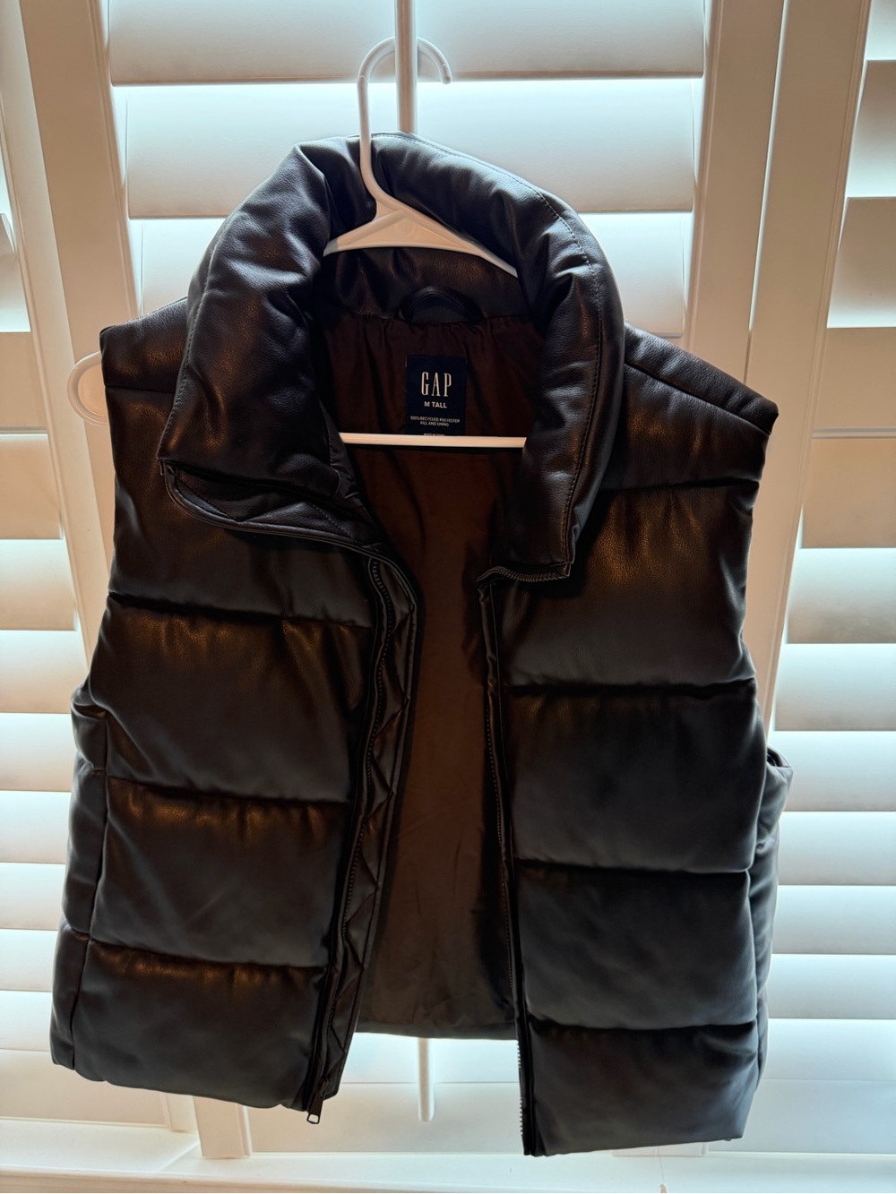 GAP Brown Quilted Puffer Vest